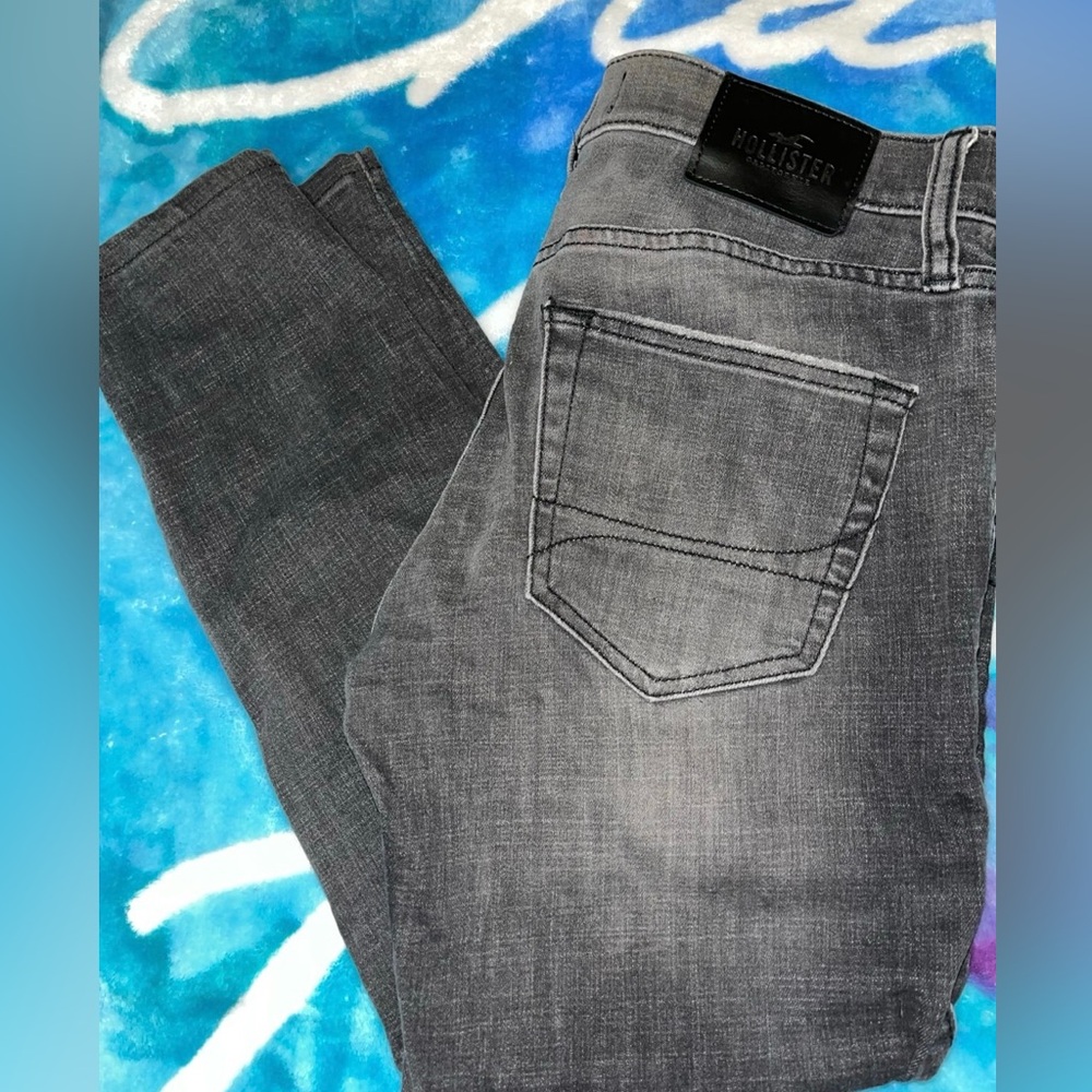 Grey/blackish Hollister Jeans skinny stretch